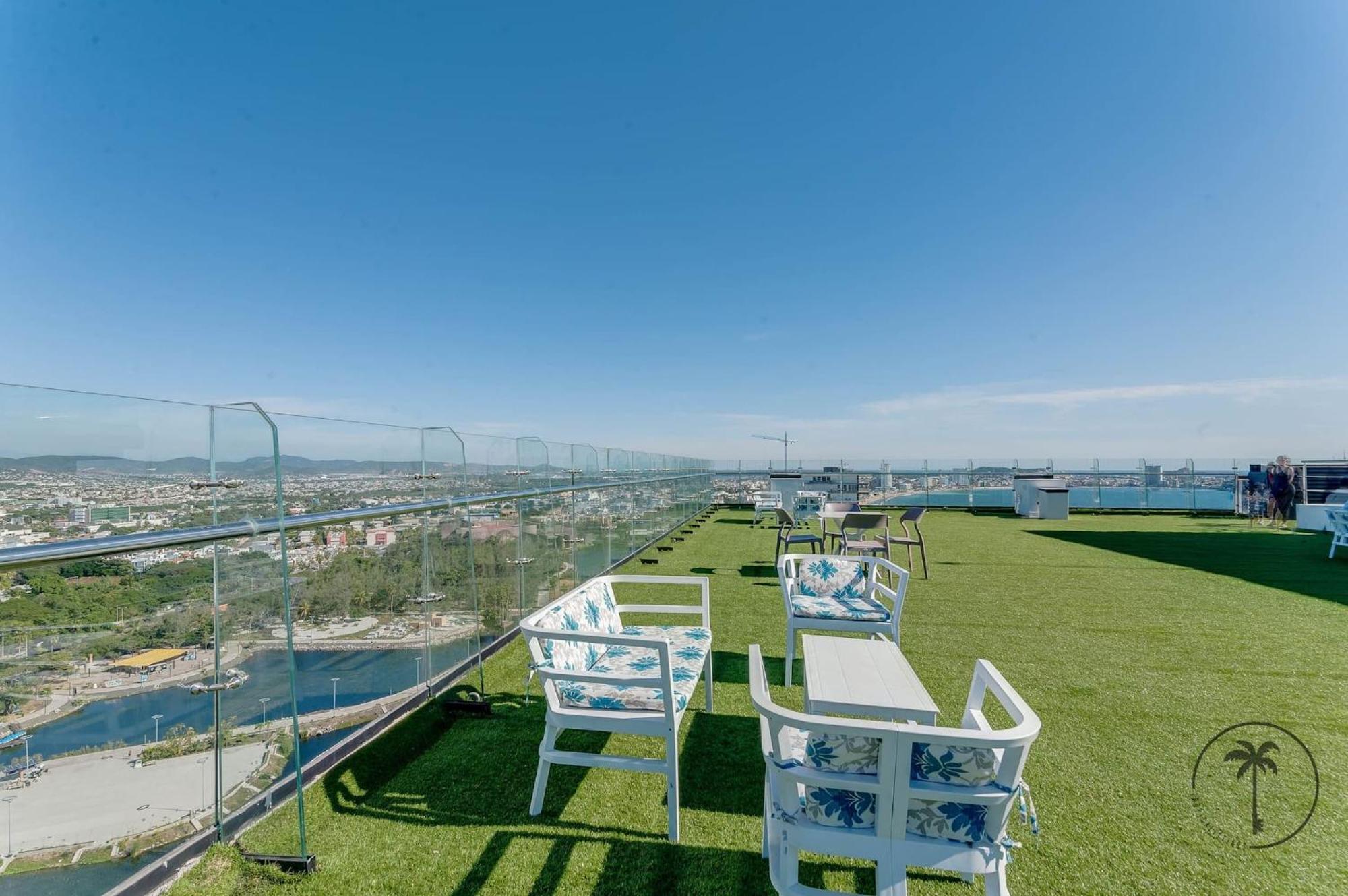 Terraza Con Vista Al Mar Y A Atardeceres Appartement Mazatlán Buitenkant foto